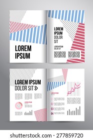 Flyer, Brochure Design Templates. Geometric Abstract Modern Backgrounds. Presentation, Brochure or Flyer Infographic Concept.