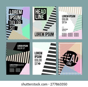 Flyer, Brochure Design Templates. Geometric Abstract Modern Backgrounds. Presentation, Brochure or Flyer Infographic Concept.