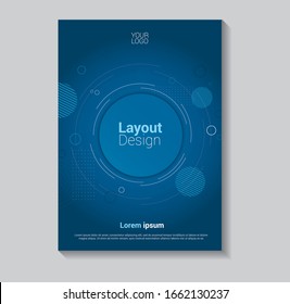 Flyer, Brochure Design Templates set. Geometric Triangular Abstract Modern Backgrounds. Mobile Technologies, Applications and Infographic Concept. - Vector