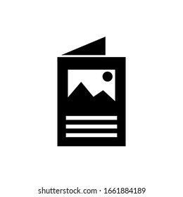 Flyer brochure icon vector trendy