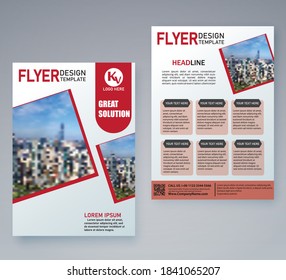 Flyer , brochure , leaflet, book cover modern abstract design
