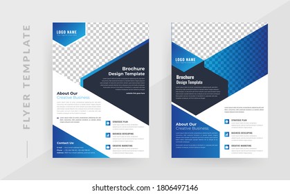 Flyer brochure leaflet design for corporate business