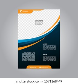 flyer brochure poster modern design template abstract business print