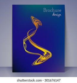 Flyer or brochure template. Abstract background for your design.