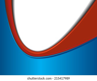Flyer or brochure template, abstract colorful design