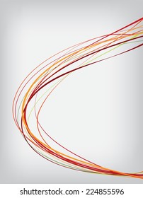 Flyer or brochure template, abstract colorful design