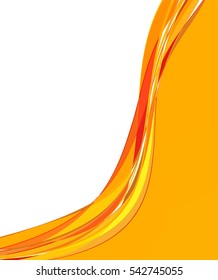 Flyer or brochure template, abstract colorful design