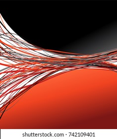 Flyer or brochure template, abstract colorful design