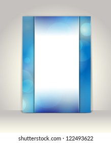 Flyer or brochure template, abstract design