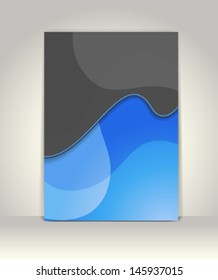 Flyer or brochure template, abstract design