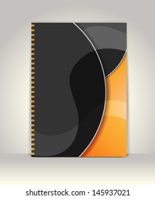 Flyer or brochure template, abstract design