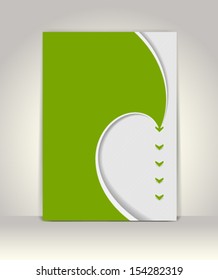Flyer or brochure template, abstract design