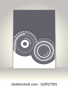 Flyer or brochure template, abstract design