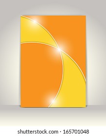 Flyer or brochure template, abstract design