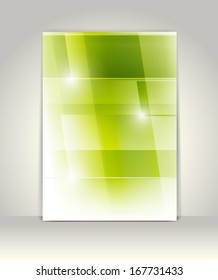 Flyer or brochure template, abstract design