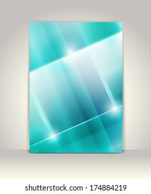 Flyer or brochure template, abstract design
