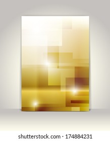 Flyer or brochure template, abstract design