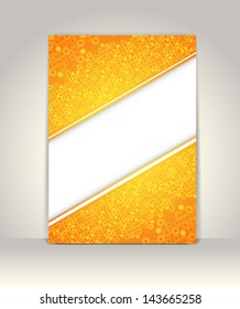 Flyer or brochure template, abstract l design