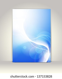 Flyer or brochure template, abstract light background