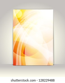 Flyer or brochure template, abstract technology design