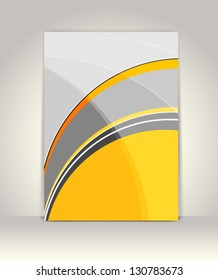 Flyer or brochure template, abstract technology design