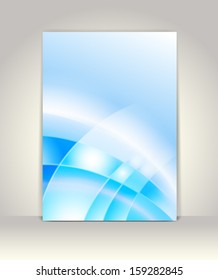 Flyer or brochure template, abstract technology design