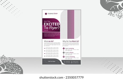 The Flyer Bundle is made in Adobe Illustrator format. This Template is best suitable for your any Business. You can change images, text, and color very quickly and easily.