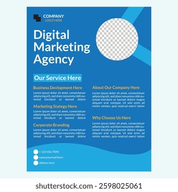 Flyer , Business Flyer Layout Template Design