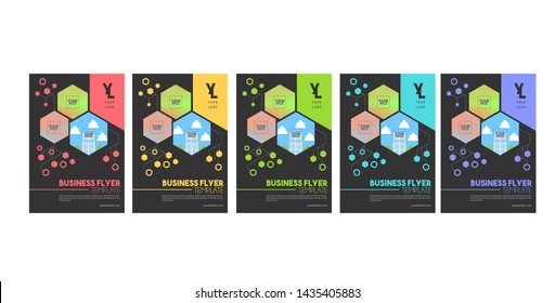 flyer business vector graphic design