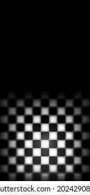 Flyer with checkerboard pattern. Template, brochure, leaflet. Vector illustration.