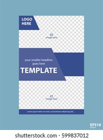 Flyer concept brochure template for business, education, presentation, website, magazine cover.
