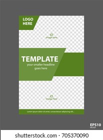Flyer concept brochure template for business, education, presentation, website, magazine cover.