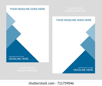 Flyer concept brochure template for business, education, presentation, website, magazine cover.