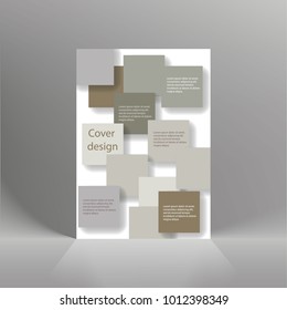 Flyer cover business brochure vector design, Leaflet advertising abstract background, Modern poster magazine layout template, Annual report for presentation.
