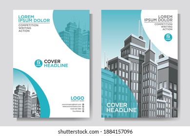 Flyer cover business brochure vector design, Leaflet advertising abstract background, Modern poster magazine layout template, Annual report for presentation.