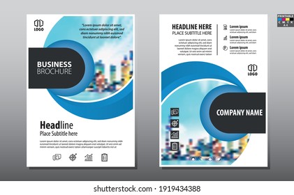 Flyer cover business brochure vector design, Leaflet advertising abstract background, Modern poster magazine layout template, Annual report for presentation.