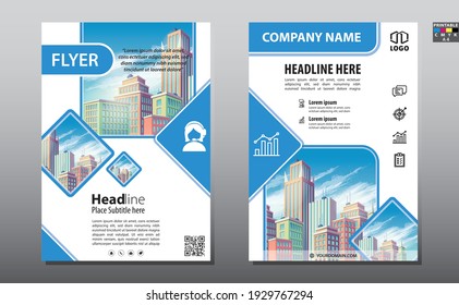 Flyer Cover Business Brochure Vector Design, Leaflet Advertising Abstract Background, Modern Poster Magazine Layout Template, Annual Report For Presentation.