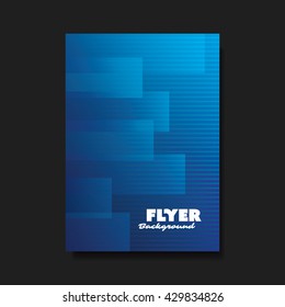 Flyer or Cover Design with Abstract Background