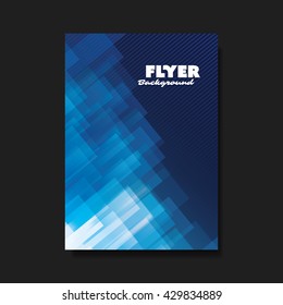 Flyer or Cover Design with Abstract Background