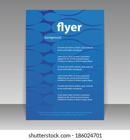 Flyer or Cover Design with Abstract Pattern