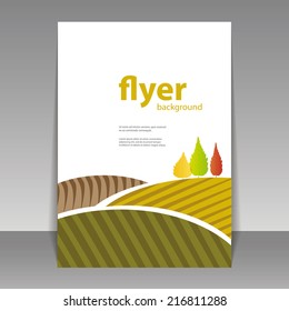 Flyer or Cover Design - Autumn Landscape