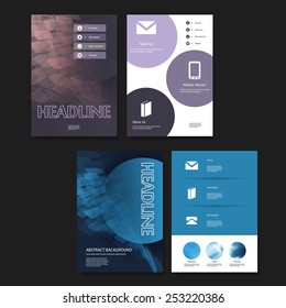 Flyer or Cover Design Background Template for Your Business or Corporate Identity