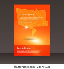 Flyer or Cover Design / brochure, Poster template for your business. 