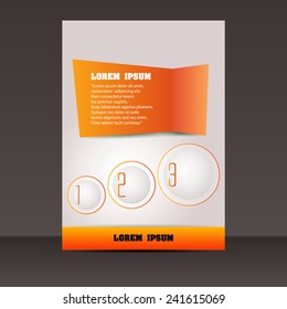 Flyer or Cover Design / brochure, Poster template for your business. 