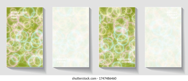 Flyer or Cover Design with  bubbles. Colorful Speech Bubbles Background vector Template. Brochures, flyer, presentations, leaflet. Questions and Answers,Social networks,talk bubbles, Messages