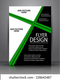 Flyer or Cover Design - Business Vector