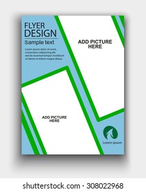 Flyer or Cover Design - Business Vector