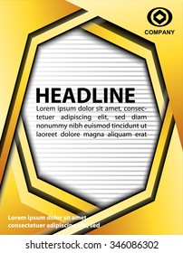 Flyer or Cover Design - Business Vector
