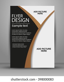 Flyer or Cover Design - Business Vector for publishing, print and presentation.