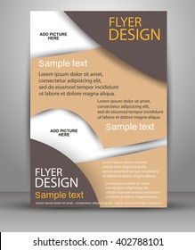 Flyer or Cover Design - Business Vector for publishing, print and presentation. Eps 10
